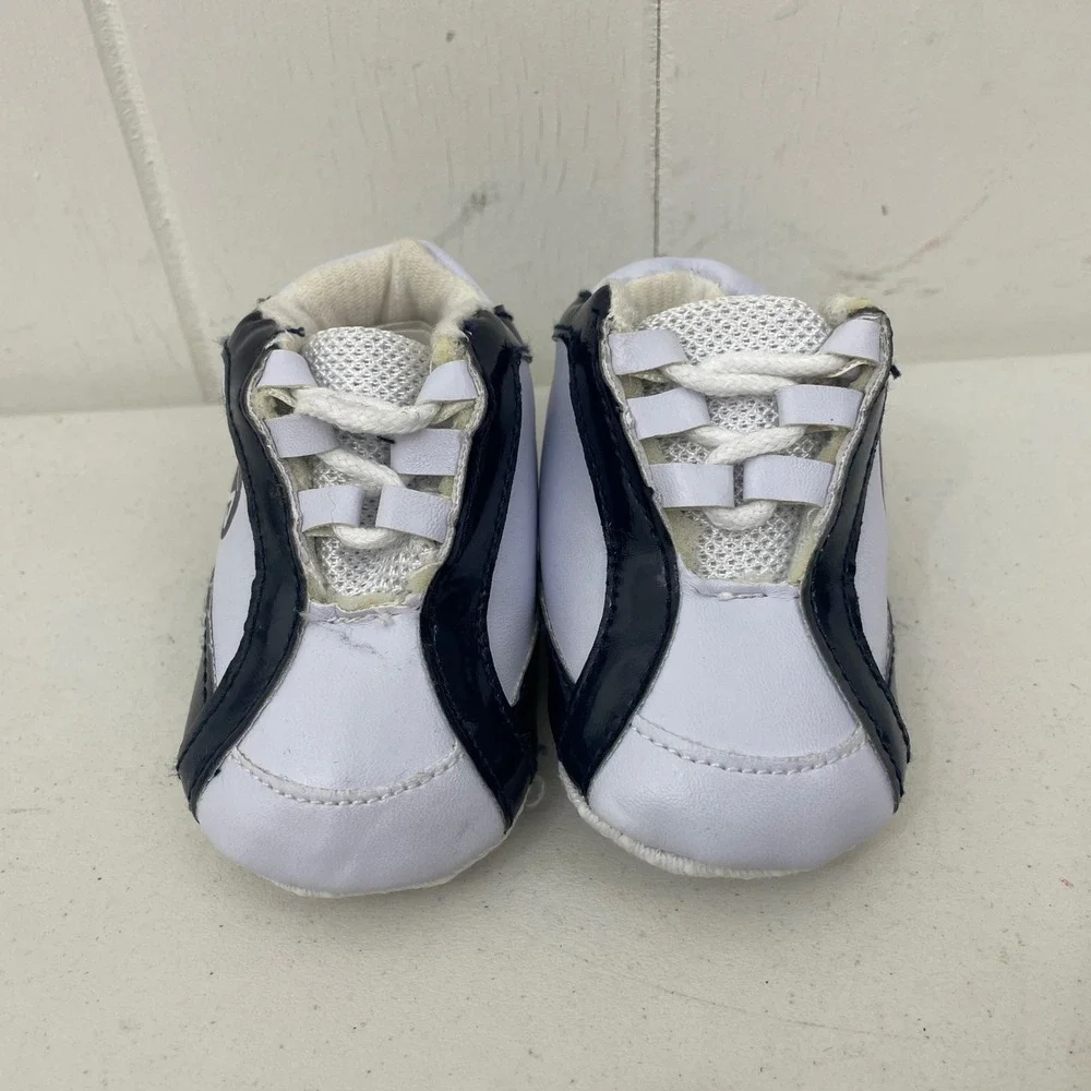 Fila Grant Hill 2 Retro Infant Crib Shoes White Navy 0-6 Months Toddler